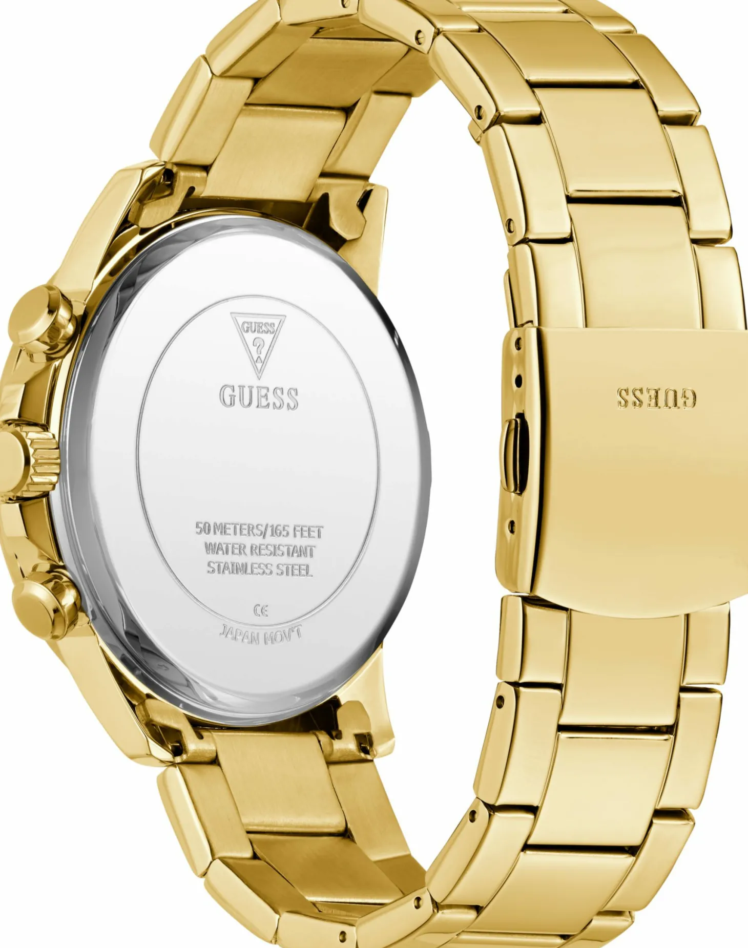 Guess Herren Armbanduhr gold GD WALKER GW0900G3