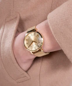 Guess Herren Armbanduhr gold KING GW0832G1