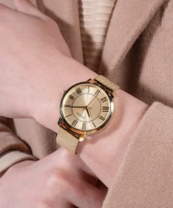 Guess Herren Armbanduhr gold KING GW0832G1