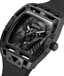 Guess Herren Armbanduhr Legend schwarz GW0500G2 44mm