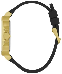 Guess Herren Armbanduhr Multifunktionsuhr Skeleton Leo schwarz, gold GW0637G2