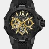 Guess Herren Armbanduhr Multifunktionsuhr Contender schwarz GW0640G2