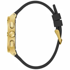 Guess Herren Armbanduhr Multifunktion Headline schwarz, gold 42 mm GW0571G3