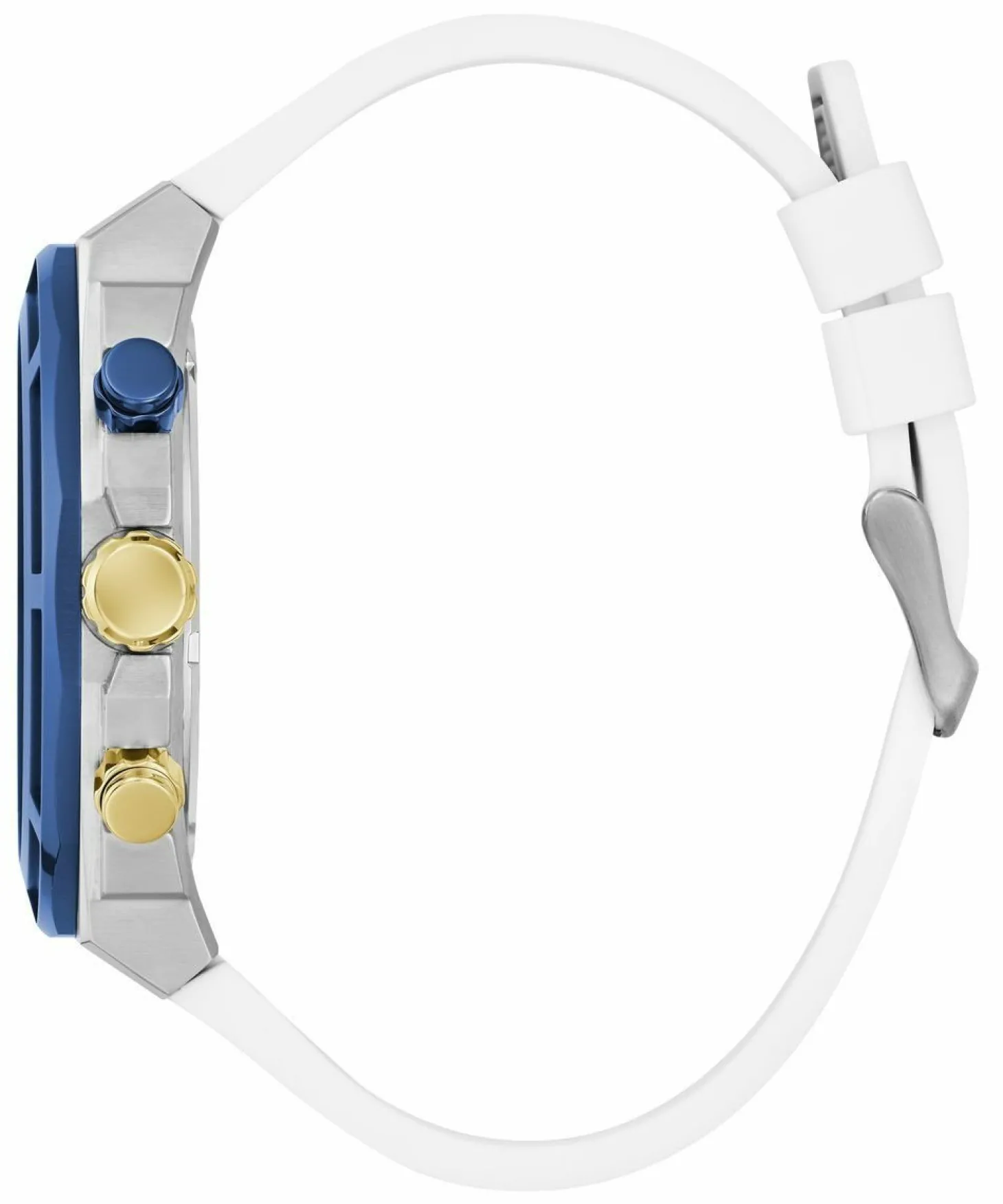 Guess Herren Armbanduhr MASTERPIECE Multifunktion blau, silber 47 mm GW0713G1