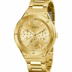 Guess Herren Armbanduhr Multifunktionsuhr Scope gold 44 mm GW0454G2
