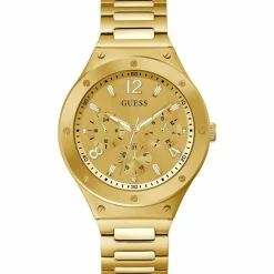 Guess Herren Armbanduhr Multifunktionsuhr Scope gold 44 mm GW0454G2