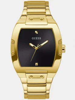 Guess Herren Armbanduhr Phoenix 43 mm Minimalistischer Stil Armband Edelstahl GW0387G1