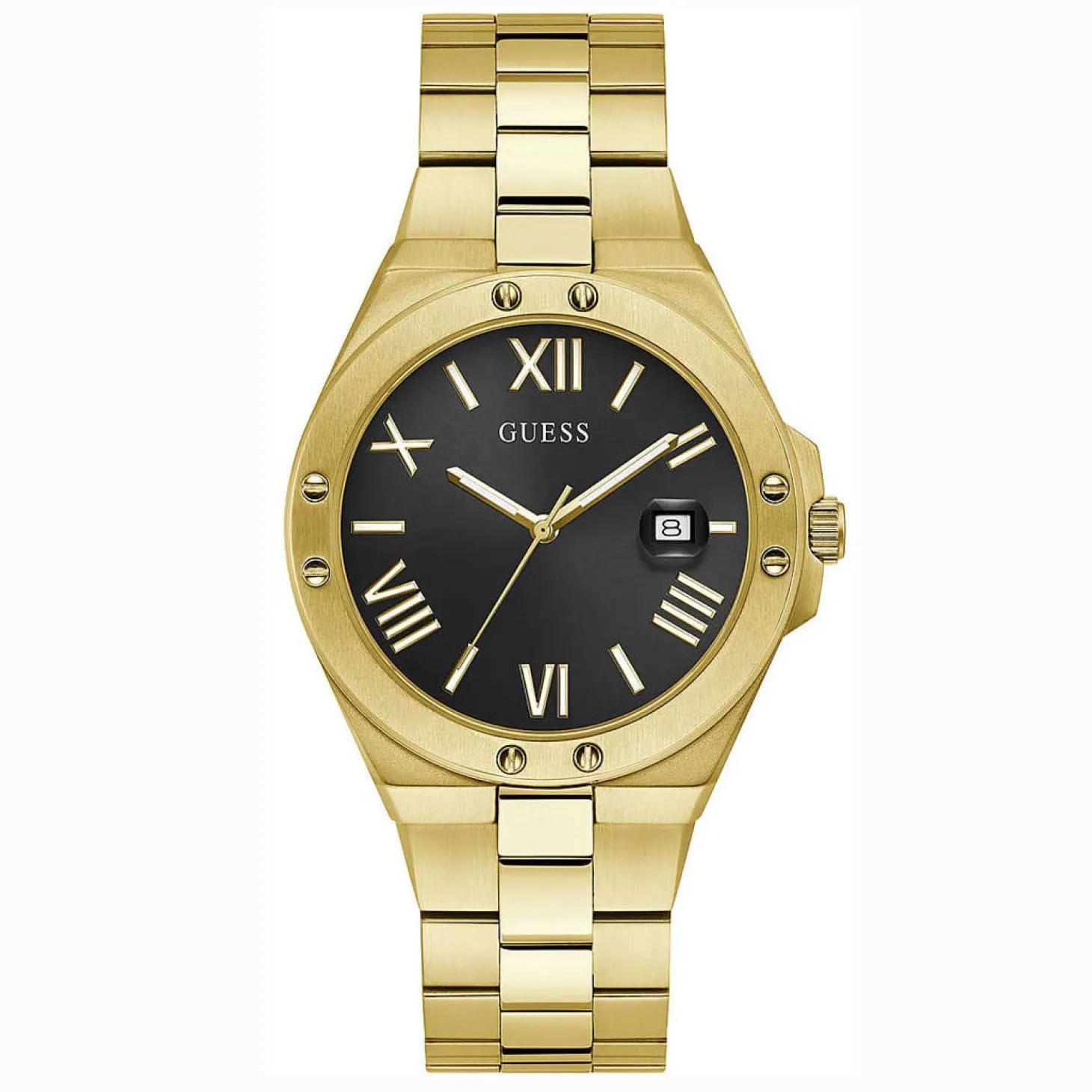 Guess Herren Armbanduhr Perspective gold 41 mm GW0276G2