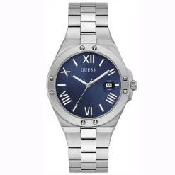 Guess Herren Armbanduhr Perspective silber 41 mm GW0276G1