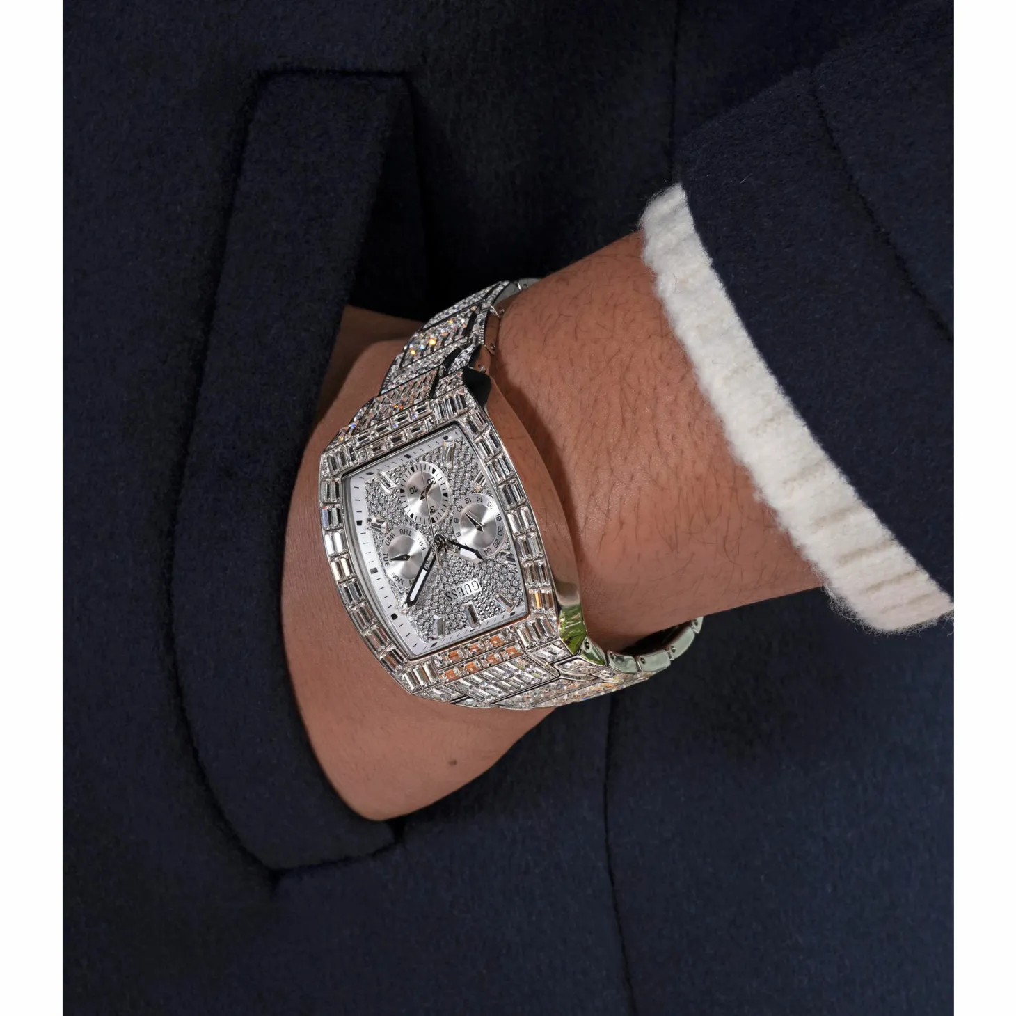 Guess Herren Armbanduhr Phoenix Crystal