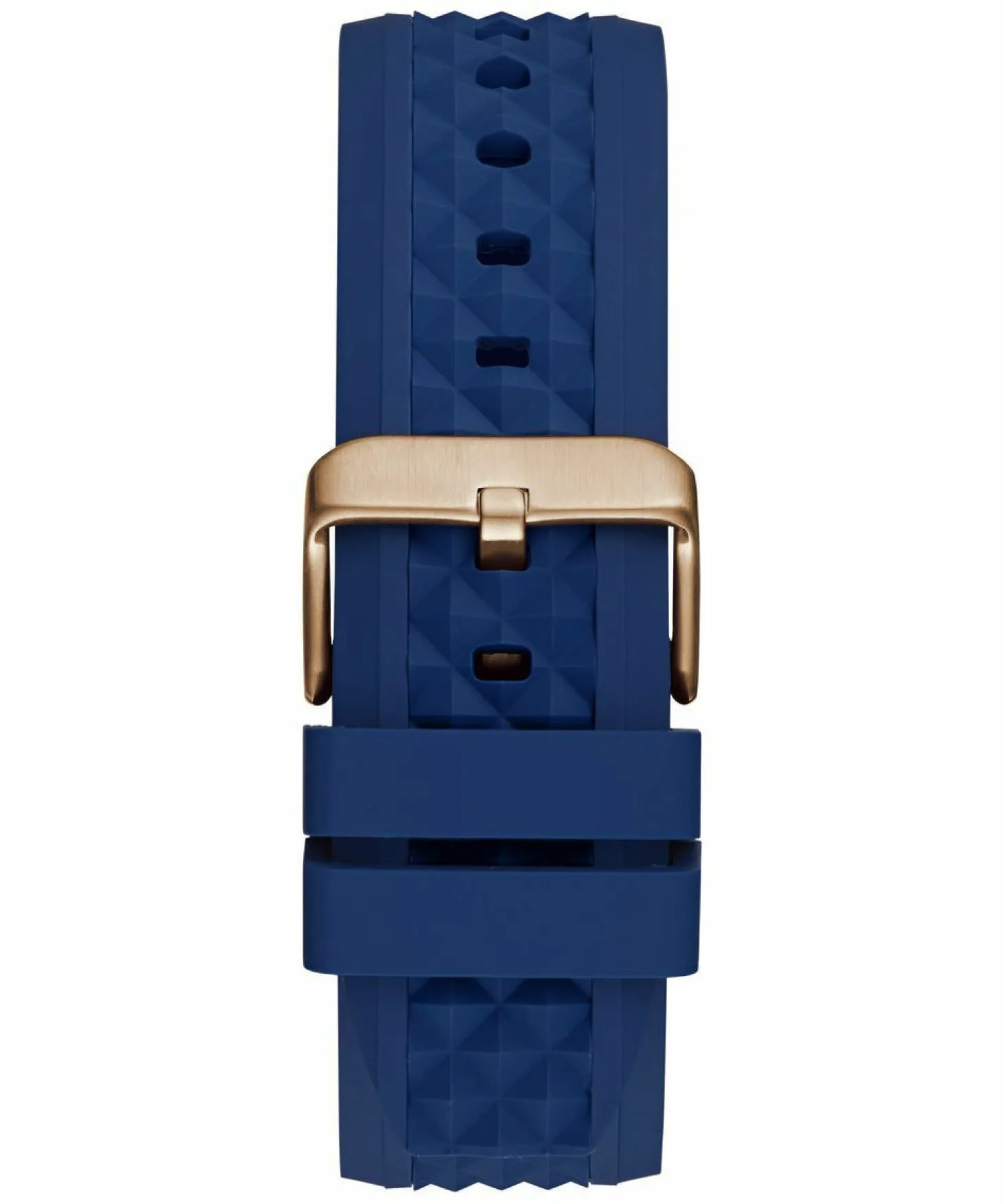 Guess Herren Armbanduhr RESISTANCE Multifunktion blau, roségold 44 mm GW0729G3