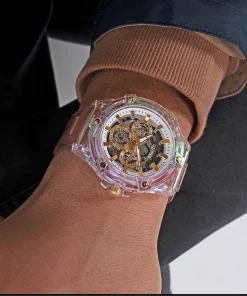 Guess Herren Armbanduhr rosa Tucker GW0806G4