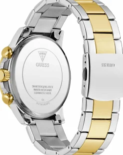 Guess Herren Armbanduhr Silbergoldfarben GD WALKER GW0900G5