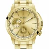 Guess Herren Armbanduhr Spec goldfarben 44 mm GW0490G2