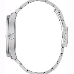 Guess Herren Armbanduhr Scope Multifunktion silber 44 mm GW0454G1