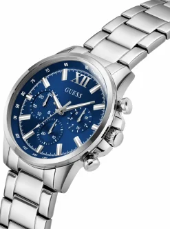 Guess Herren Armbanduhr Silberfarben GD WALKER GW0900G4