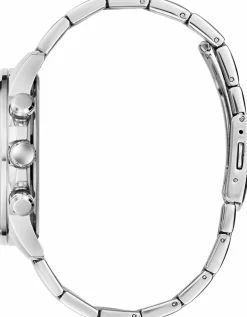 Guess Herren Armbanduhr Silberfarben GD WALKER GW0900G4