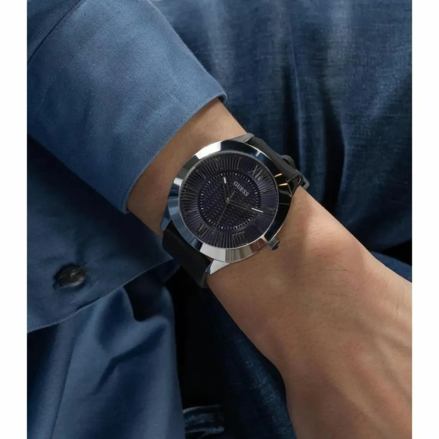 Guess Herren Armbanduhr Schwarz Arc GW0728G1