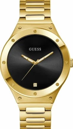 Guess Herren Armbanduhr Scope gold 44 mm GW0427G2