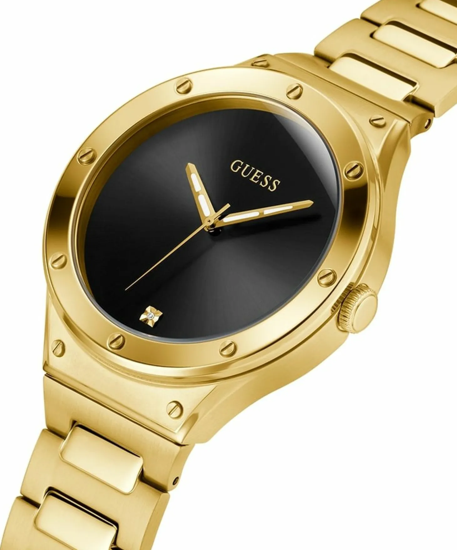 Guess Herren Armbanduhr Scope gold 44 mm GW0427G2