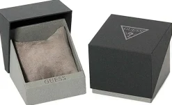 Guess Herren Armbanduhr silber 48 mm Armband Edelstahl FRONTIER W0799G1