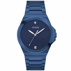 Guess Herren Armbanduhr VINYL GW0833G1 blau