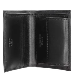 Guess Herren Geldbörse Milano Portemonnaie Schwarz SMMAXLLEA22-BLA