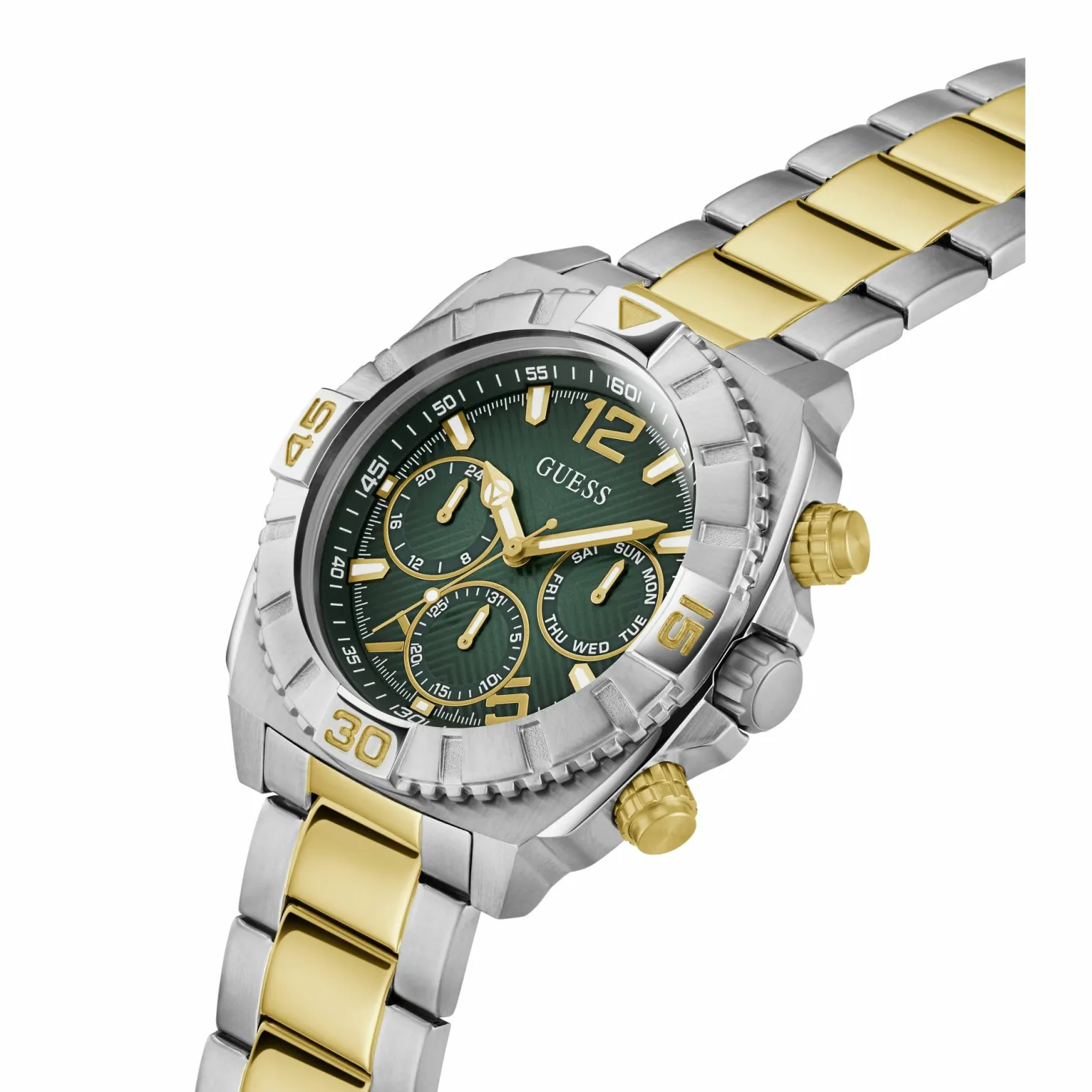 Guess Herren Multifunkions Armbanduhr Traction