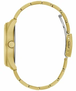 Guess Herren Multifunkion Armbanduhr ZEN gold 42 mm GW0707G3