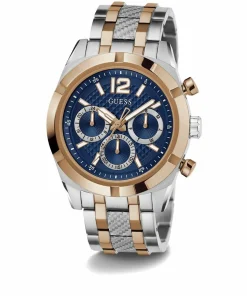 Guess Herren Multifunkion Armbanduhr RESISTANCE bicolor 44 mm GW0714G3