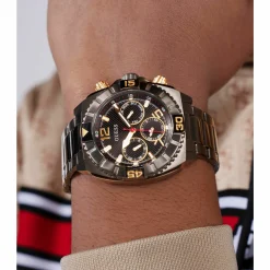 Guess Herren Multifunkions Armbanduhr Traction