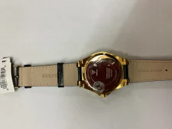 Guess Herren Uhr Edelstahl Farbe Gold Amband Leder/silikon GW0204G1