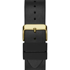 Guess Herren Uhr Edelstahl Farbe Gold Amband Leder/silikon GW0202G1