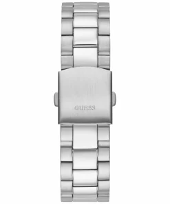 Guess Herrenuhr Connoisseur Edelstahl silber, grün 42 mm GW0265G10