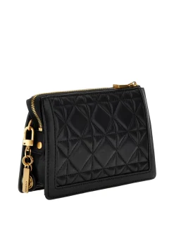 Guess Noelle Crossbody Tasche Damen Schwarz/Multi HWQA8558730BLA