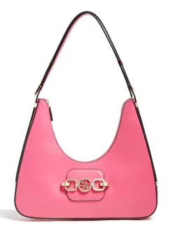 Guess Schultertasche Hobobag Hensely Fuchsia HWVS8113020