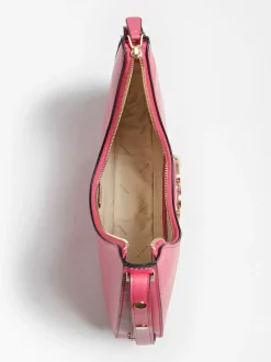 Guess Schultertasche Hobobag Hensely Fuchsia HWVS8113020