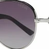 Guess Sonnenbrille GF0287 06B 57 Damen Silber