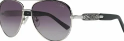 Guess Sonnenbrille GF0287 06B 57 Damen Silber
