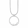 Halskette 925/- Sterling Silber rhodiniert Weißtopas 41178872315998