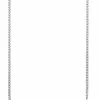 Halskette 925 Sterling Silber rhodiniert mit Weißtopas 41183807930462