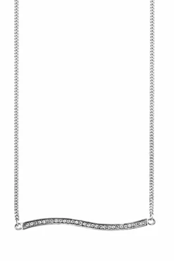 Halskette 925 Sterling Silber rhodiniert mit Weißtopas 41183807930462