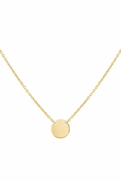 Halskette 925 Sterling Silber gelb vergoldet Plättchen Boho small 41185095286878