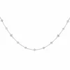 Halskette Choker 925 Silber rhodiniert mit Zirkonia 41185213415518
