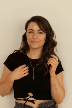 Halskette Choker 925 Silber vergoldet mit Zirkonia 41185216757854