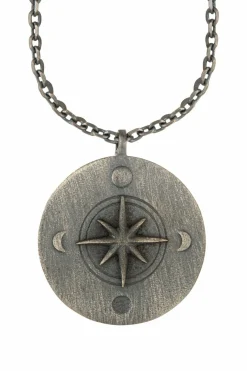 Halskette Element Feuer 925/- Sterling Silber oxidiert 41184639058014