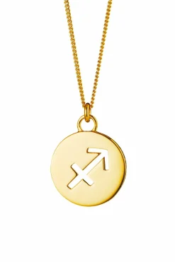 Halskette Schütze Sternzeichen 925/- Sterling Silber vergoldet 41183802032222