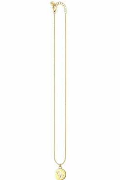 Halskette Steinbock Sternzeichen 925/- Sterling Silber vergoldet 41183802064990