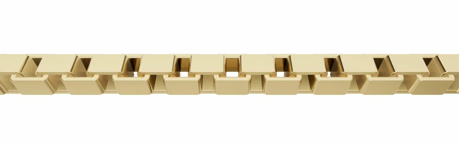 Halskette Venezia - 80cm - 333 Gelbgold - 1,4mm