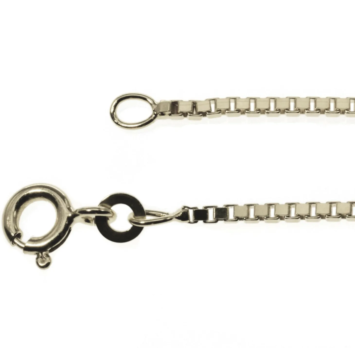 Halskette Venezia 1,2mm - 80cm - 585 Weißgold